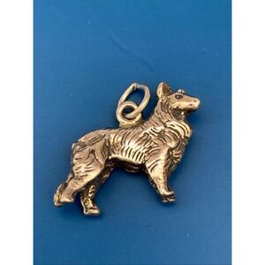 Collie Dog Sterling Silver Jewelry Charm #pets #dogs